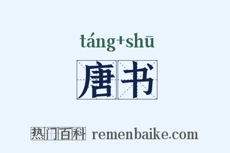唐书是什么意思的图片